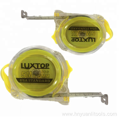 Clear Transparent Case Measuring Tape OEM